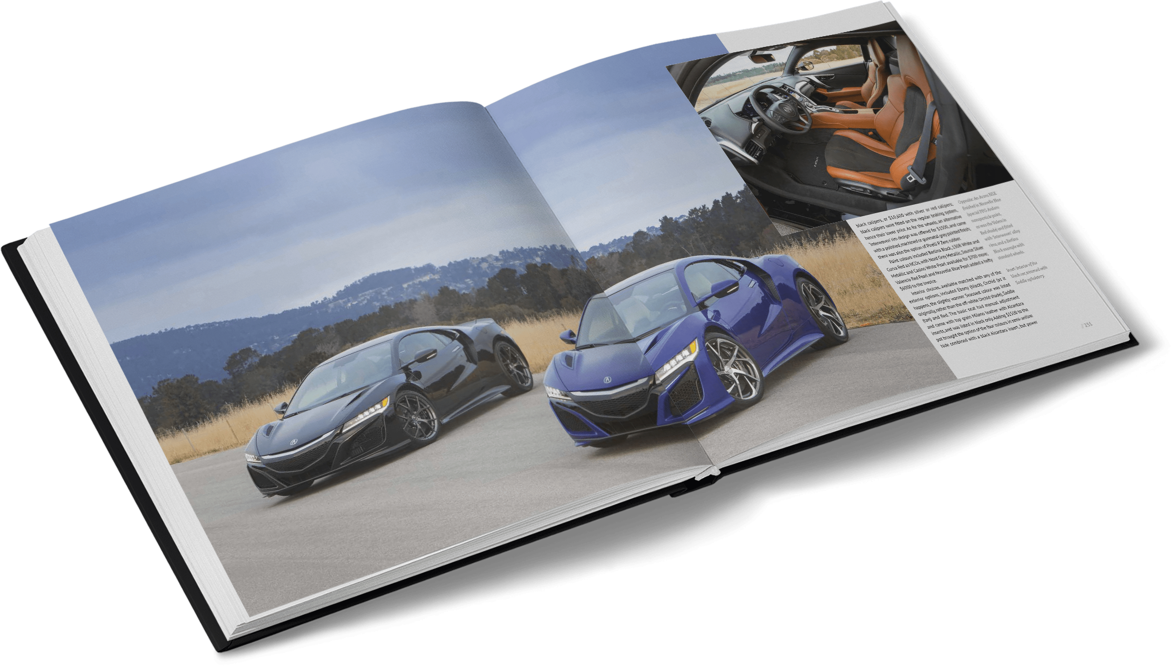 Sample spread of Honda/Acura NSX by Brian Long. Limited Edition of 500 copies ONLY available from Veloce Publishing.s good for SEO