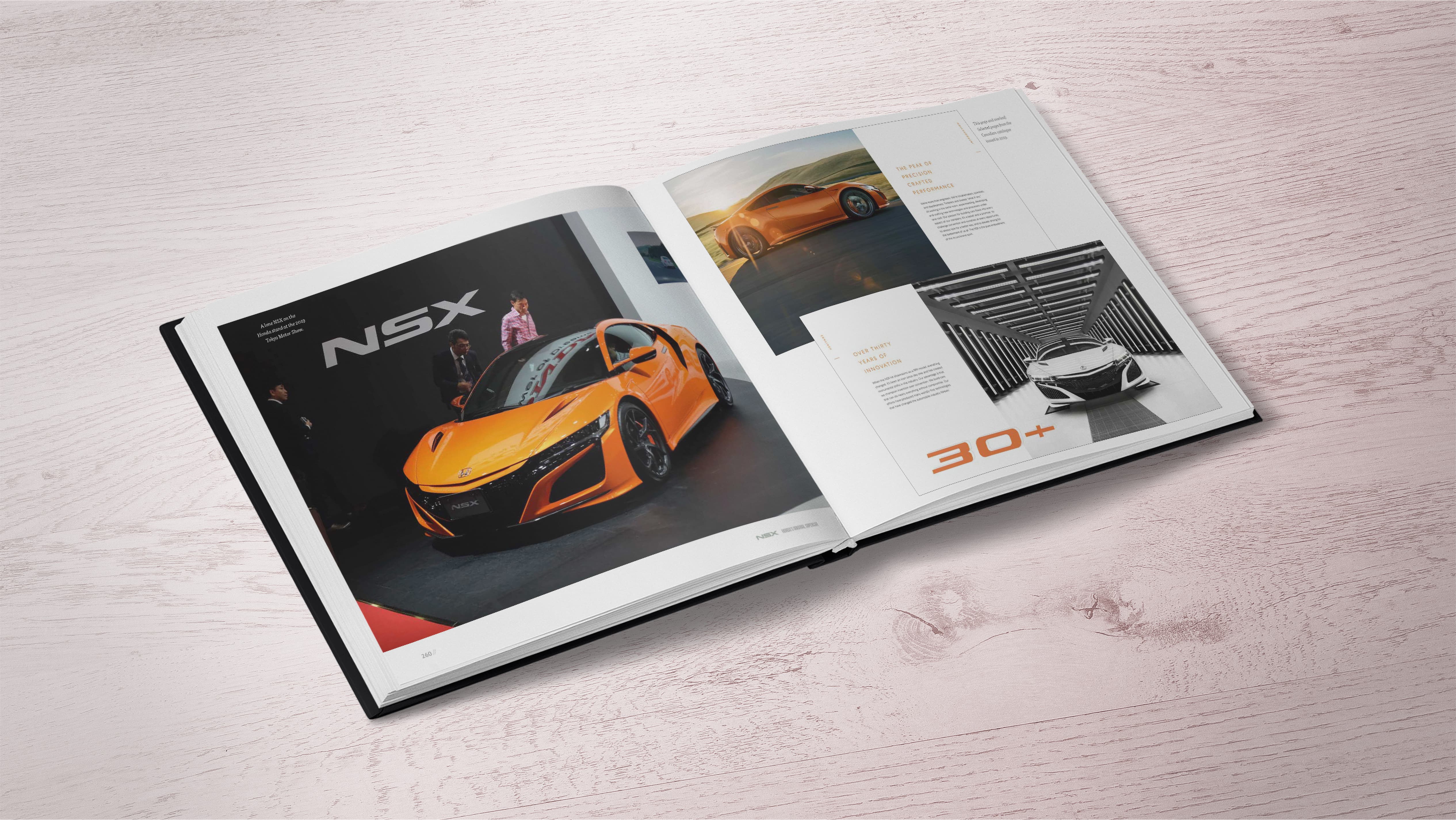 Sample spread of Honda/Acura NSX by Brian Long. Limited Edition of 500 copies ONLY available from Veloce Publishing.s good for SEO